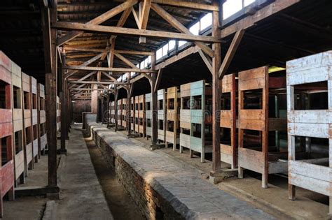 Auschwitz barracks interior