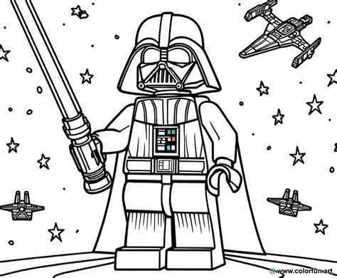 Ausmalbild Lego Star Wars