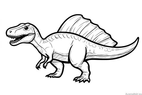 Ausmalbild Spinosaurus