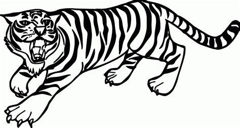 Tolle Malvorlage Tiger Kostenlose Ausmalbilder