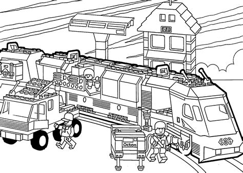 lego duplo train coloring page Coloring Pages
