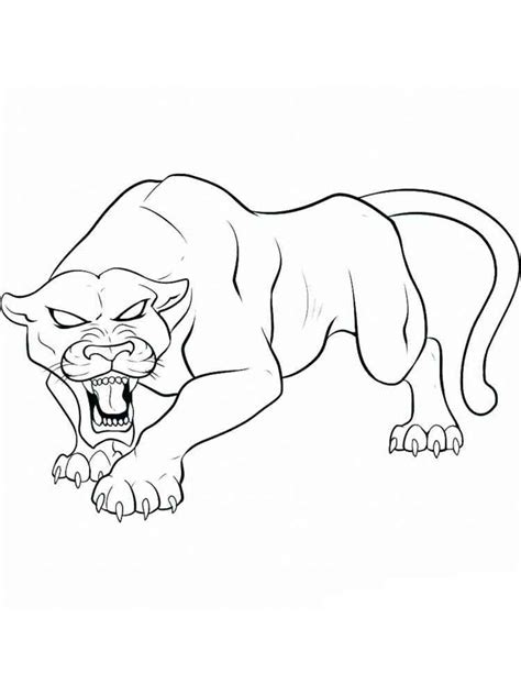 Panther 3 Malvorlagen XL