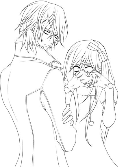 Ausmalbilder Anime Vampire