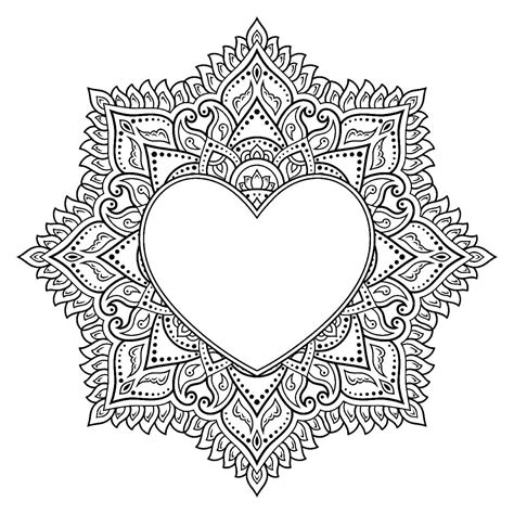 Ausmalbilder Mandala