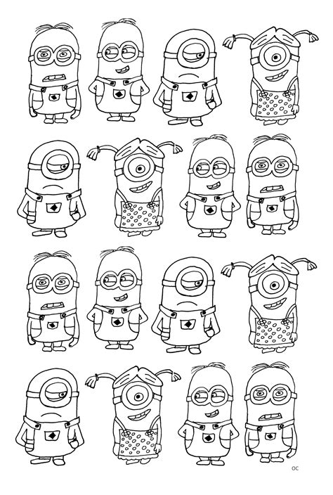 Ausmalbilder Minions