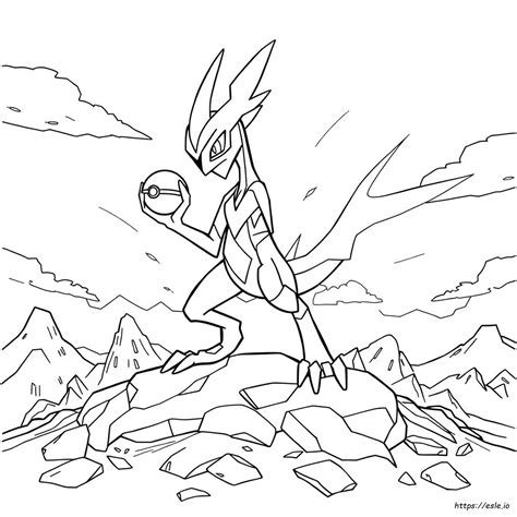 Ausmalbilder Pokemon Mega Entwicklung