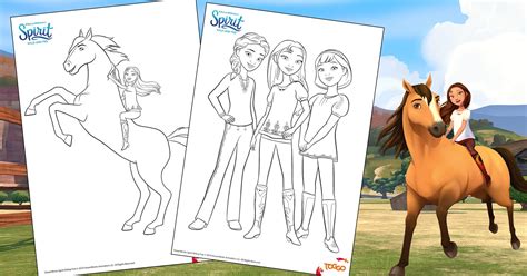 Ausmalbilder Spirit Und Lucky