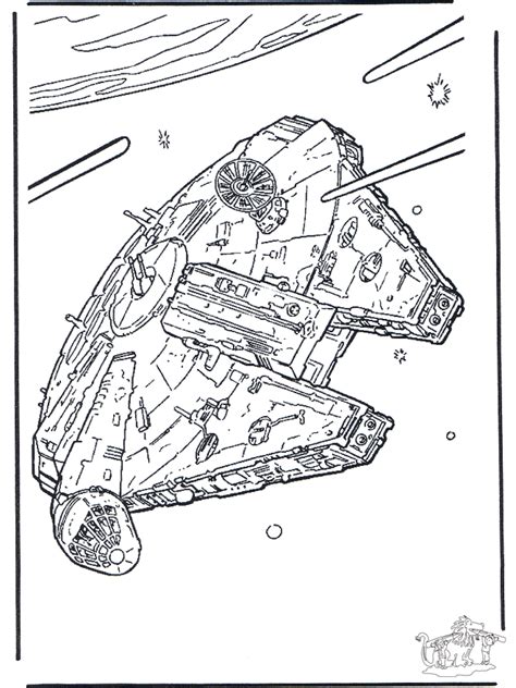 Ausmalbilder Star Wars Raumschiffe