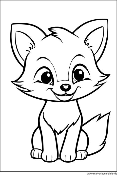 Ausmalbilder Tiere Fuchs