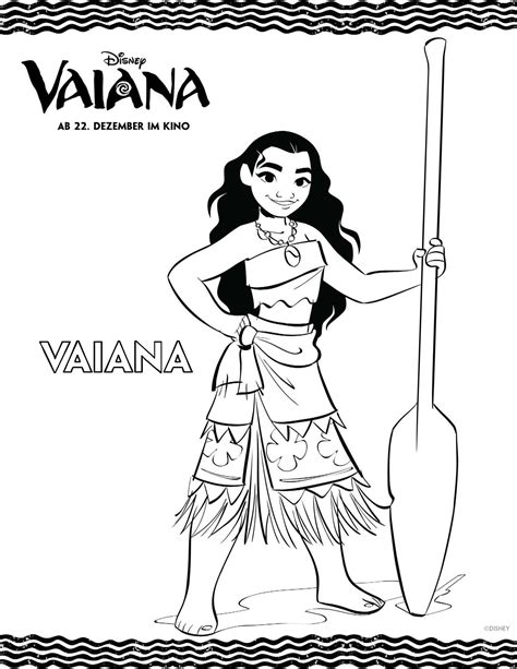 Ausmalbilder Vaiana