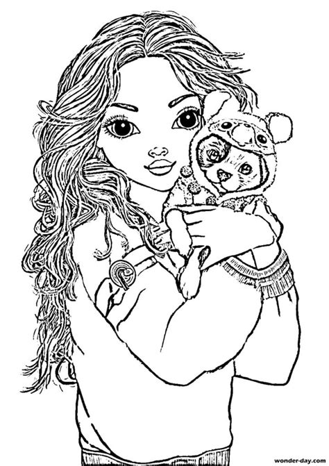 Ausmalbilder Von Topmodel