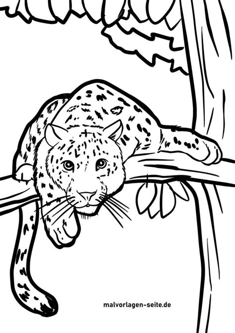 Ausmalbilder Wilde Tiere