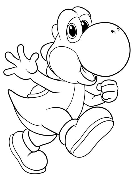 Ausmalbilder Yoshi