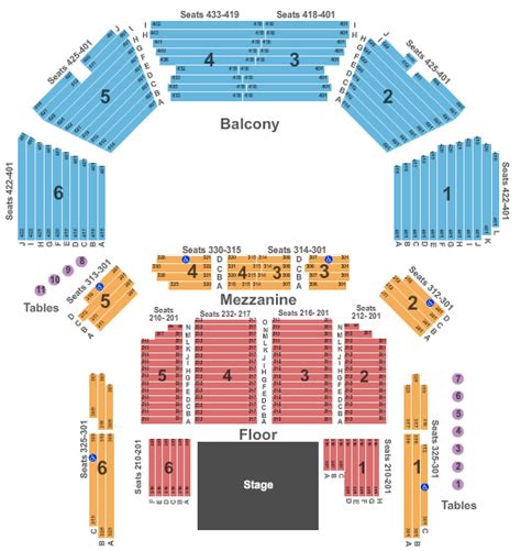 Austin Moody Theater Seating Chart