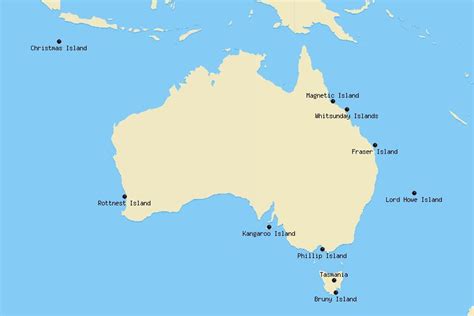 Political Map of Australia Nations Online Project