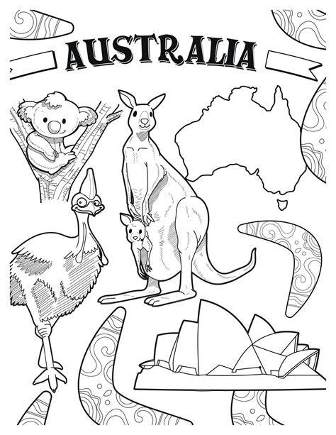 Australia Coloring Pages