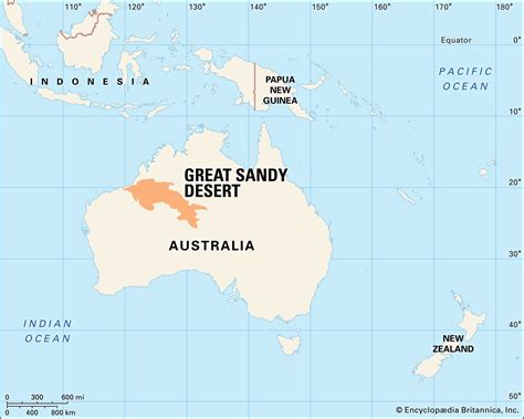 Great Sandy Desert Australia Map