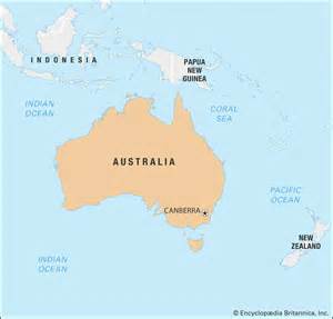 Australia Oceania Map