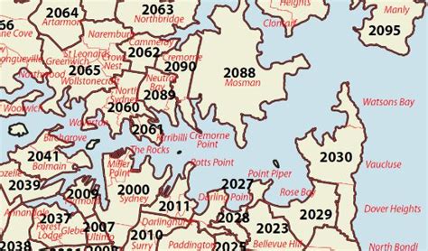 Australia Postcode Map