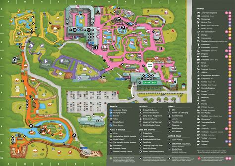 Australia Zoo map