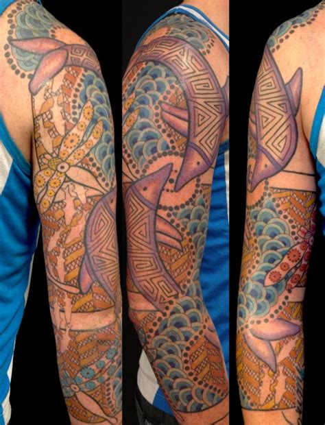 Australian Aboriginal style tattoos Aboriginal tattoo