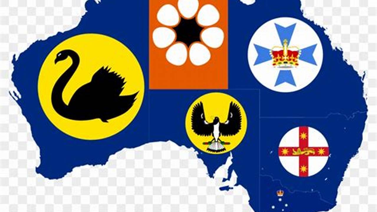 Australian State Flags And Emblems