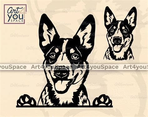 Download Australian Cattle Dog SVG File - SVG Design Printable