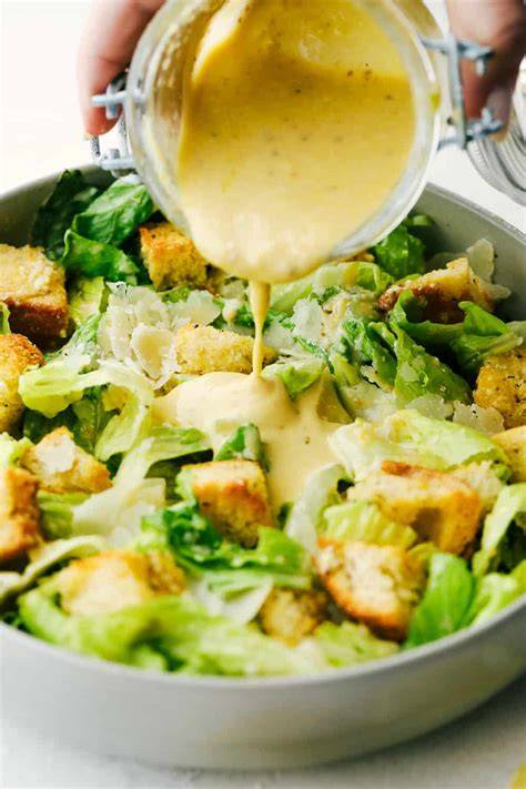 Authentic Caesar Dressing - Chefinoz