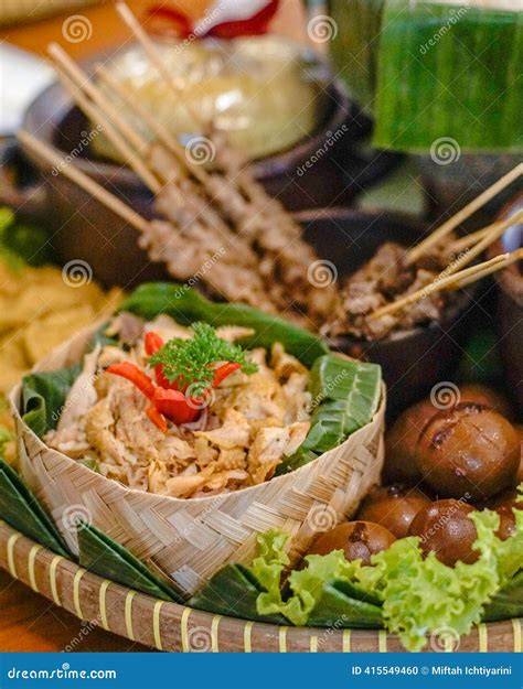 Authentic Javanese lunch
