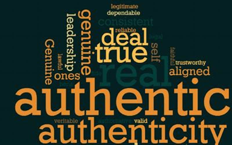 Authenticity