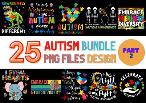 Download Autism Bundle Commercial Use Free PSD Mockups