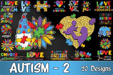 Download Autism Bundle Creativefabrica