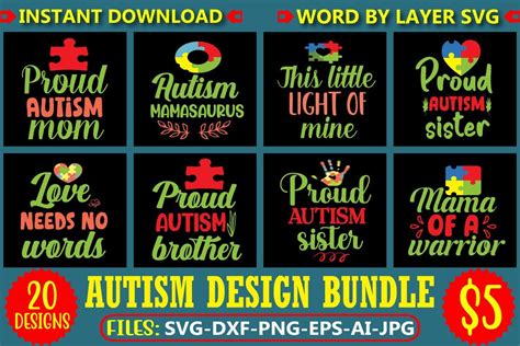 Download Autism Bundle Creativefabrica DXF Files