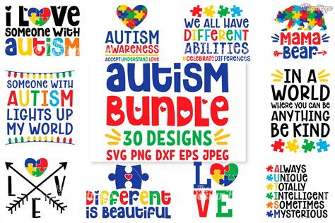 Download Autism Bundle Cricut SVG