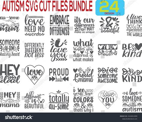 Download Autism Bundle Cut Files