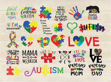 Download Autism SVG Bundle, Autism Awareness Svg Files DXF Files