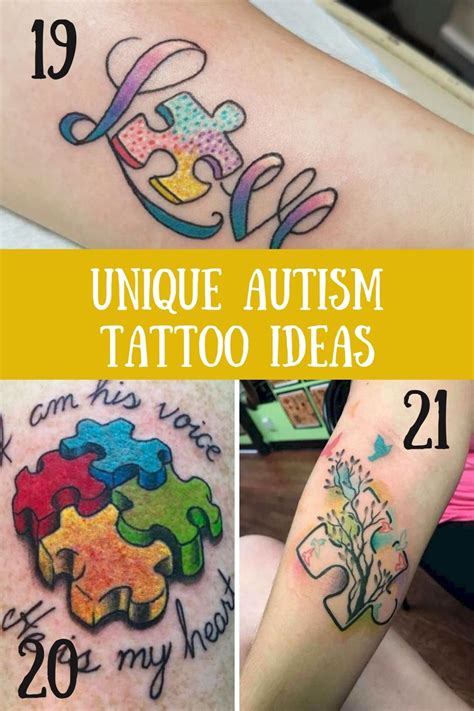 Autistic Tattoo Designs