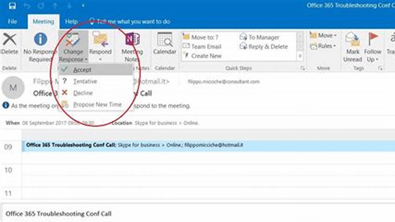 Auto Forward Calendar Invites O365