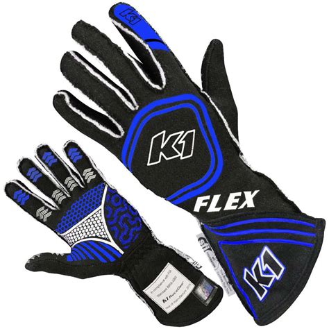 K1 Track1 Nomex SFI5 Auto Racing Gloves