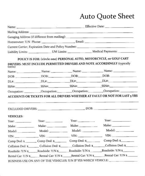Progressive Auto Insurance Quotes Form. QuotesGram
