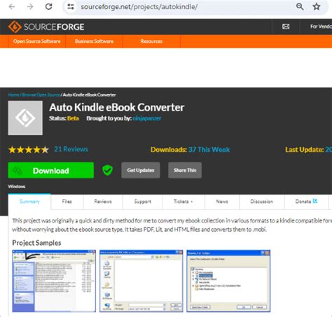 Auto Kindle Converter