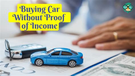 Auto Loan No Proof Of Income