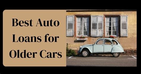 Auto Loans Older Cars