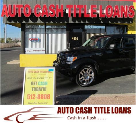 Auto Title Loans Tucson Az