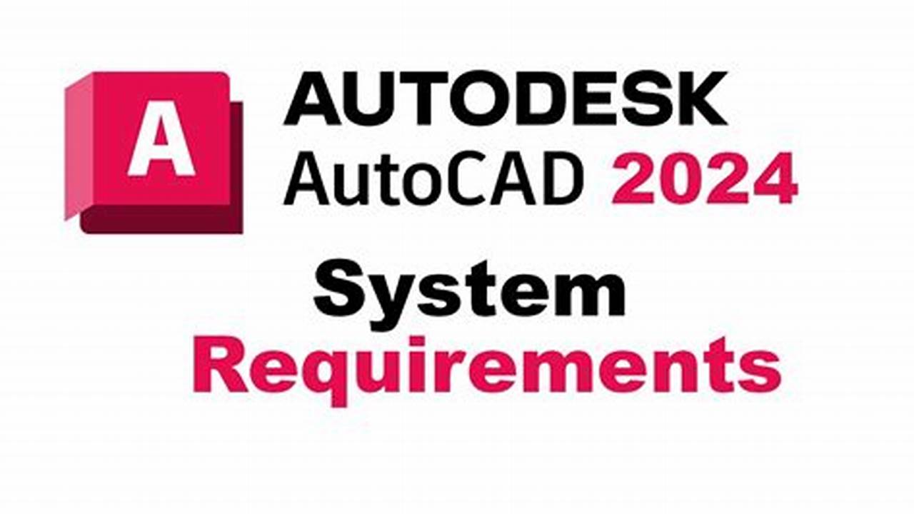 Autocad System Requirements 2024