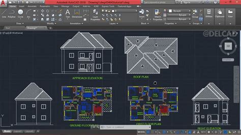 Autocad Architecture Drawing Plan