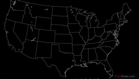 America United States Map Dwg Download »