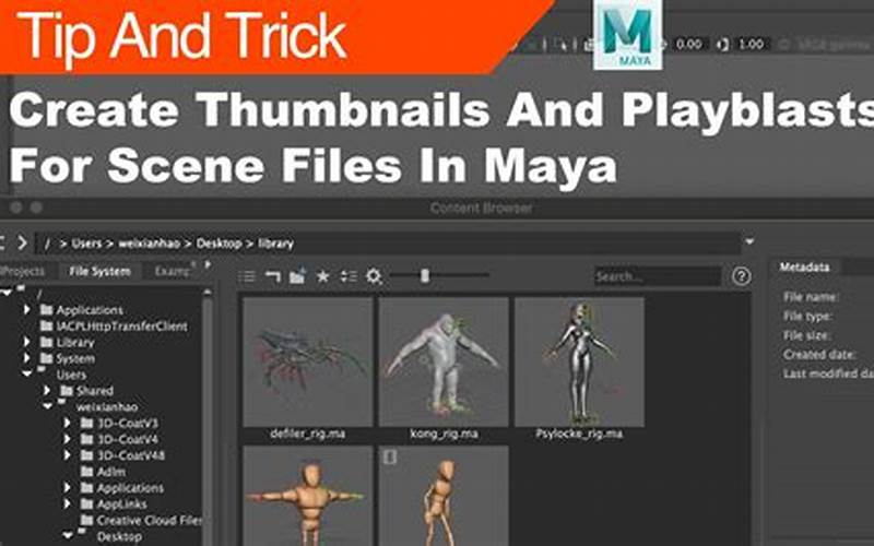Autodesk Maya Thumbnail