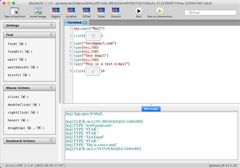 Automate Using Sikulix 2: Survival Guide