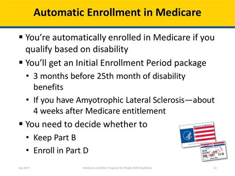 Automatic Enrollment for Disabled Individuals